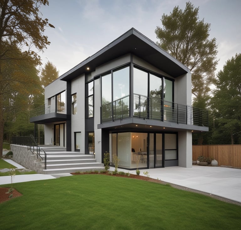 Renovation team working on a stylish apartment interior in Luxembourg.