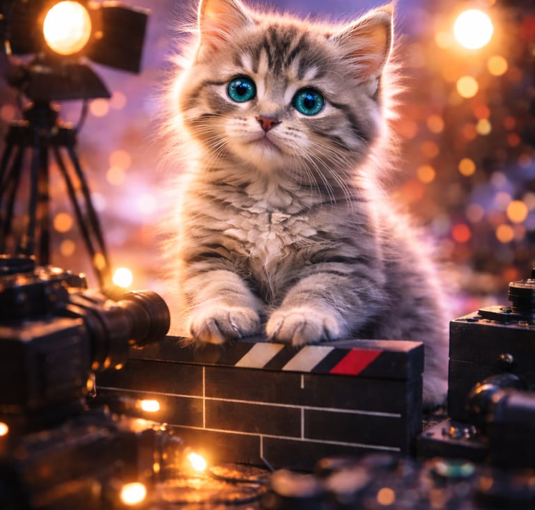 AI Cat Video Content Creation Studio Film Director kitty