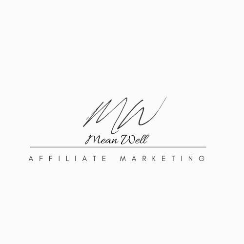 Mean Well Affiliate Marketing logo featuring a black script signature and clean serif typography.