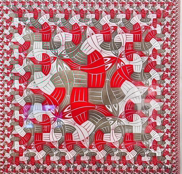 Square limit, 1964 Woodcut ©16mag