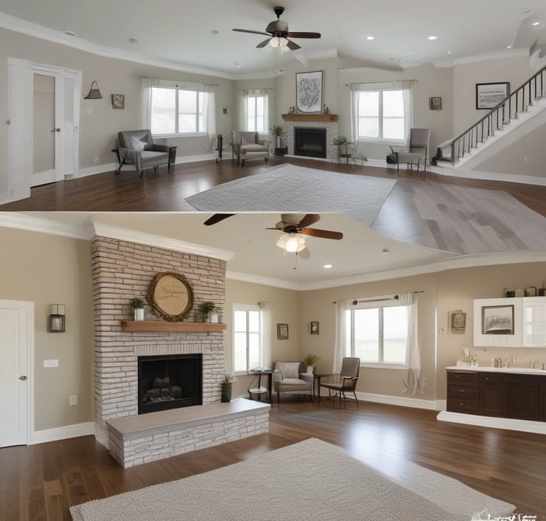 Bright living room with modern inventory