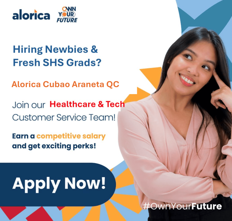 Alorica Cubao Araneta QC Quezon BPO Call Center Jobs Hiring Opening Tagalog Non Voice Dayshift WFH
