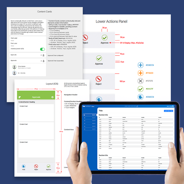 A collage of mobile app projects I have worked on - Chris Martini