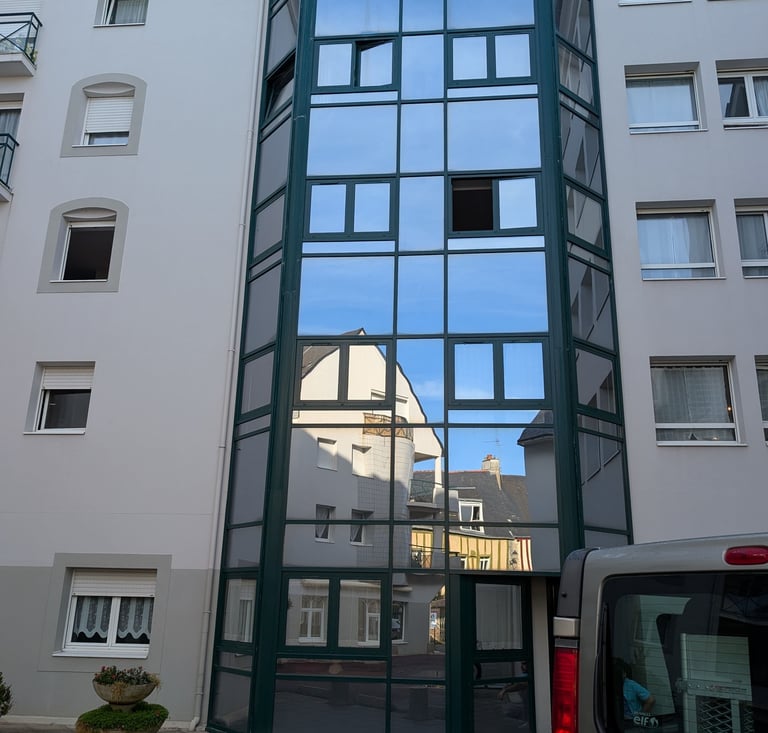 Bow windows film chrome 285xc