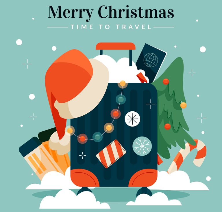 Santa says "secure the bag" and all your other belongings this holiday.