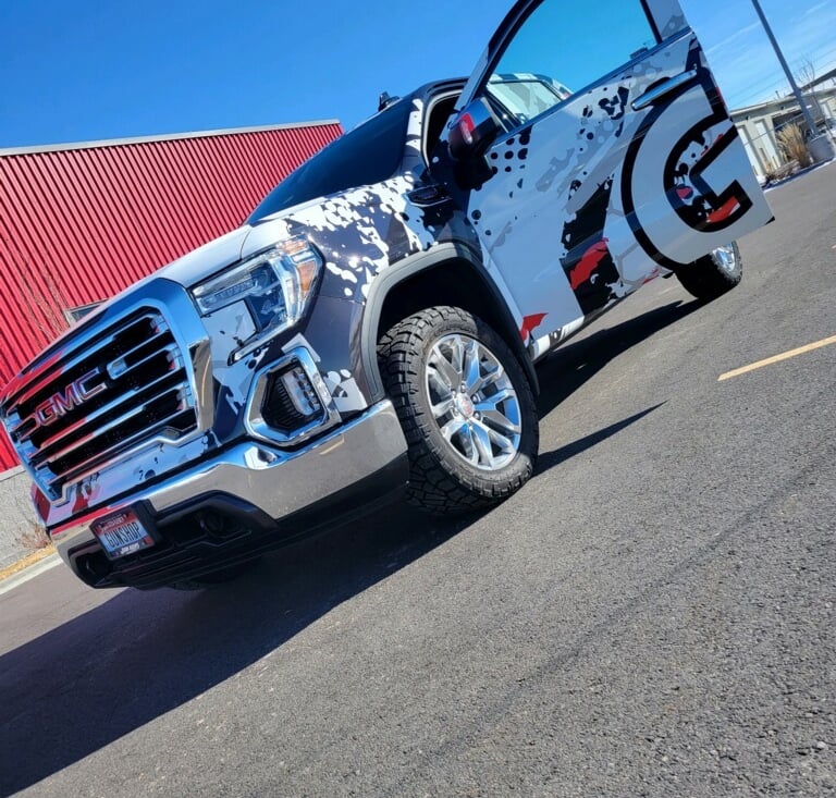 Vehicle Wrap—The Gun Shop