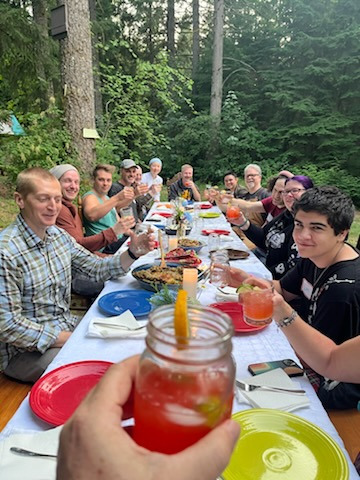 Camp event with Polynesian/Asian-themed farm-to-table dinner and brunch. Healthy & flavor-packed 