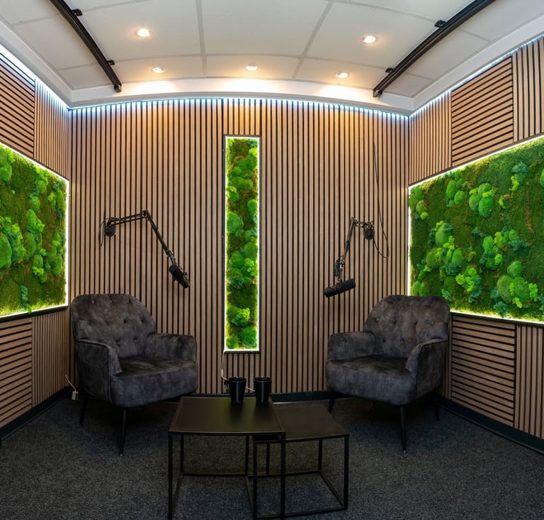 Podcast Aufnahmeraum von Create Lab