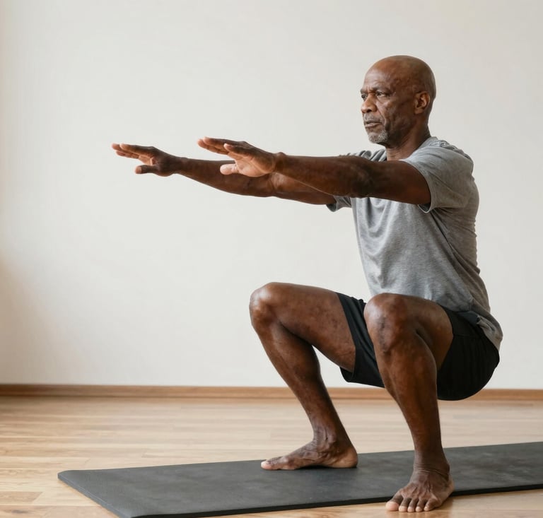 A friendly trainer coaching a client through a workout in a bright, welcoming gym.