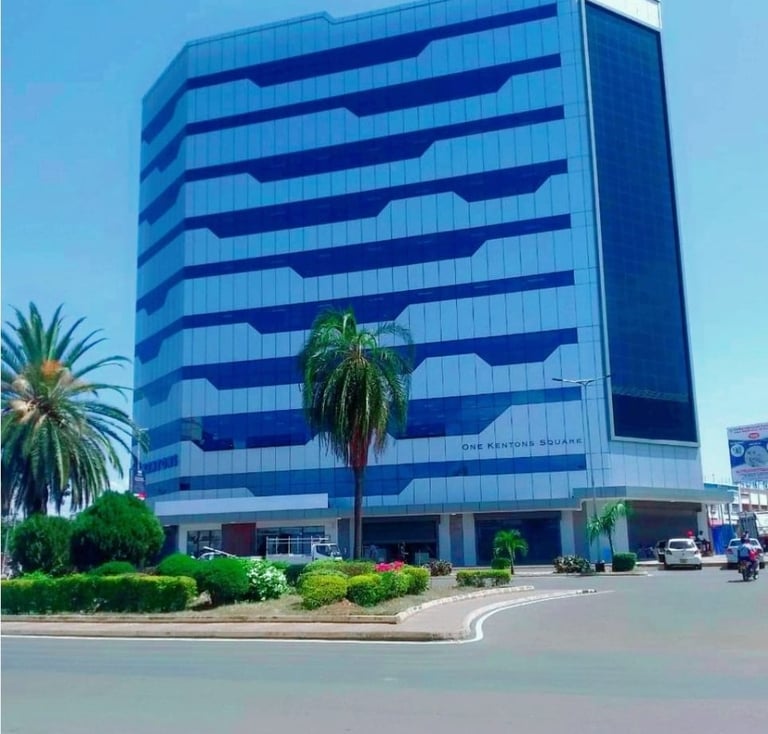 Our office building at Kisumu CBD, Swan Centre