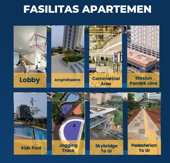 fasilitas apartemen mahata margonda depok