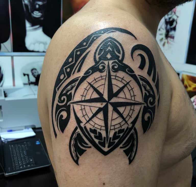 Maori tattoo on forearm — Hurghada Tattoo Studio