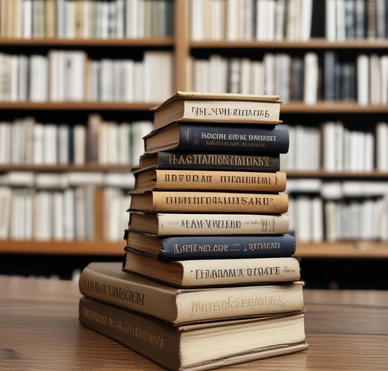 assorted-title books