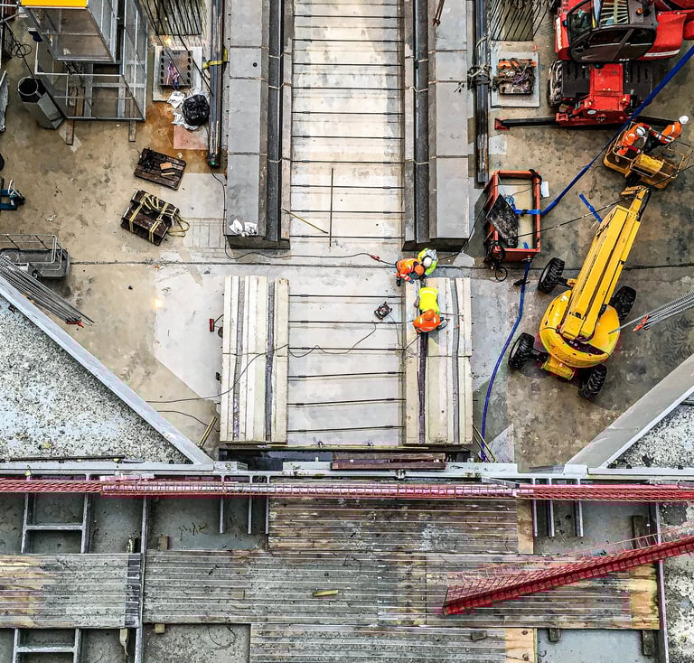 Photographe suivi de chantier BTP Paris – reportage évolution construction Île-de-France
