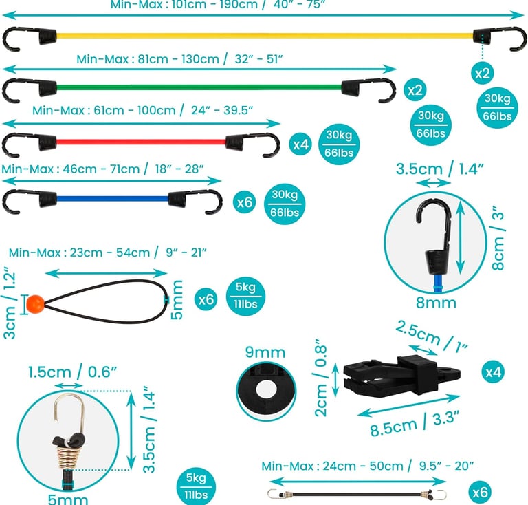 Truck bro tools Bungee Cord Manufacturer