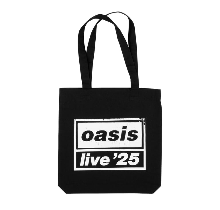 Oasis Live '25 Tote Bag - Black
