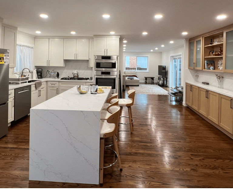 Kitchen remodel project by Asha Construction in the Bay Area