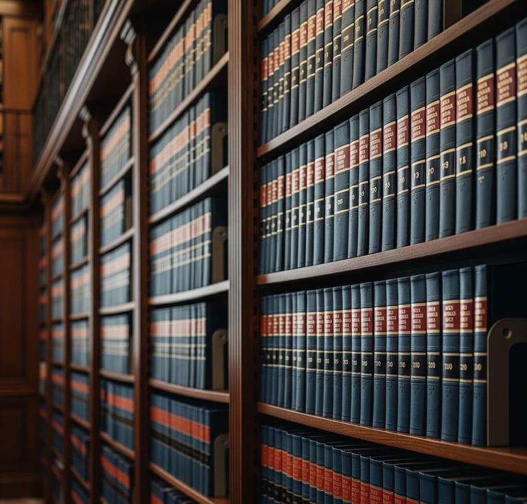 Law library in law firm at Islamabad Pakistan