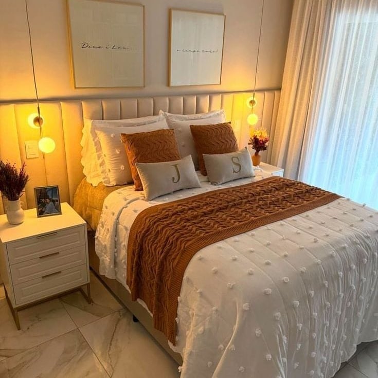 Cobre leito CASAL 3 Peças Pompom 300 fios Micropercal Colcha dupla face 2,40x2,20