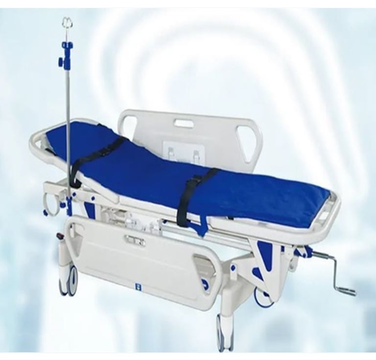 Blue Patient Trolley