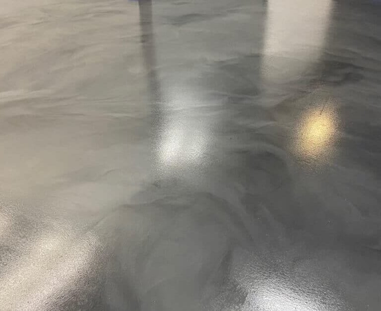 Grand Island Home with One pigment grey metallic floor