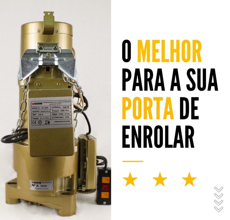 Automatizador para porta de enrolar
