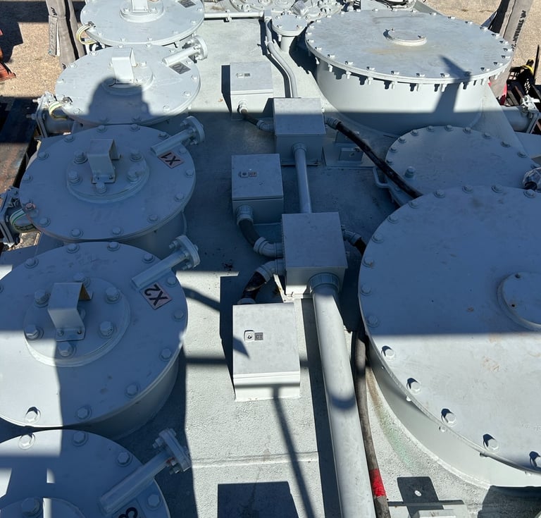 NEW 120 MVA Substation high voltage Transformer, 34.5kV Grounded Wye -> 230kV Grounded Wye