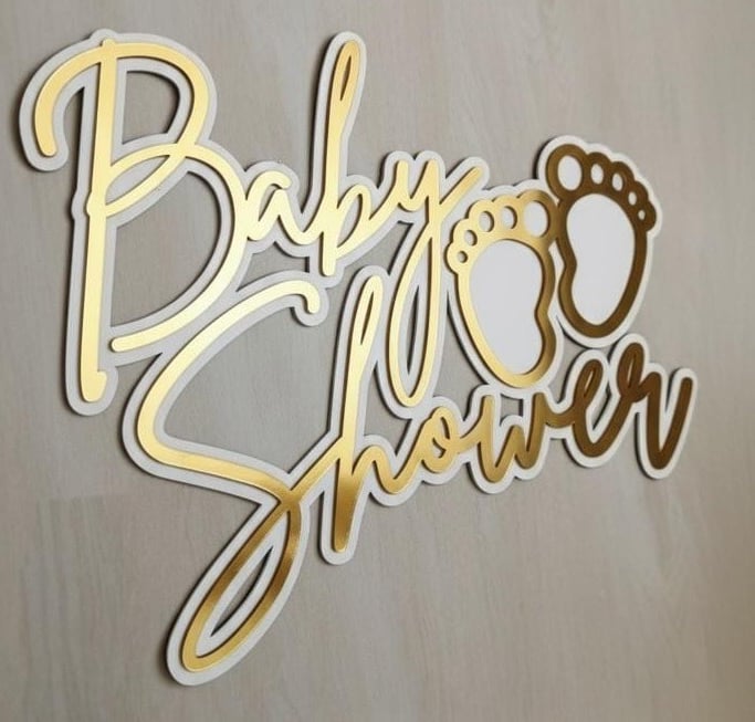 Letrero personalizado de acrílico