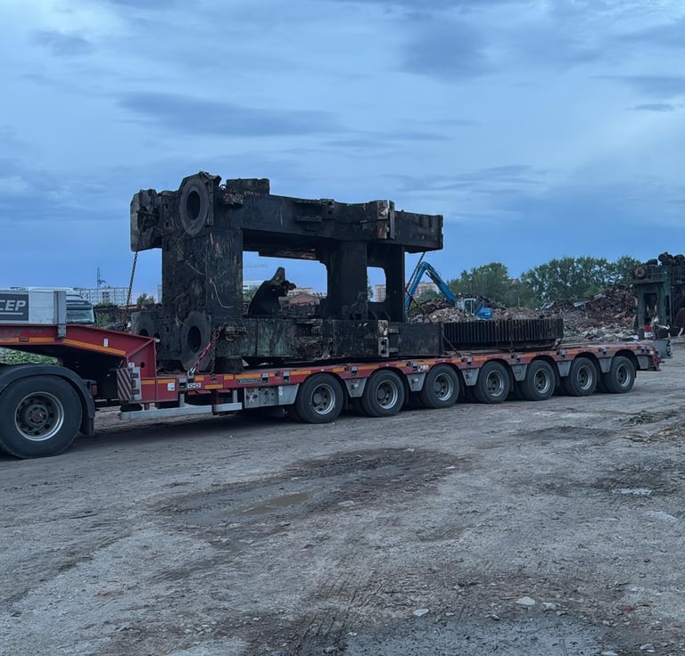 Heavy equipment shipment to India with OOG and breakbulk execution