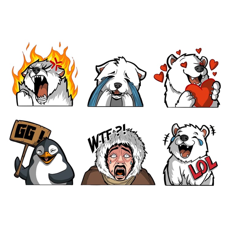 emotes twitch cartoon structure esport jeu video