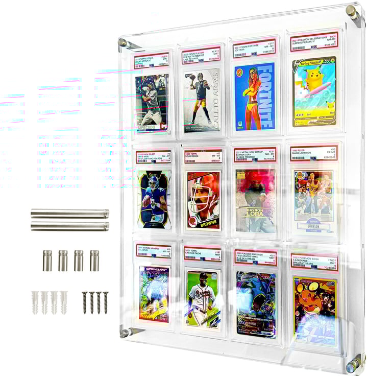 Acrylic Card Display Case for Psa or Bekett Cards