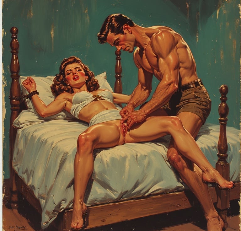 Bondage i seng