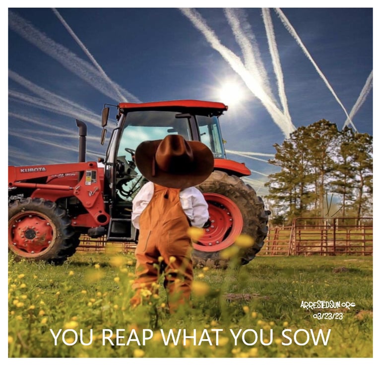 Arrested Sun Geoengineering Awareness Memes - Reap and Sow