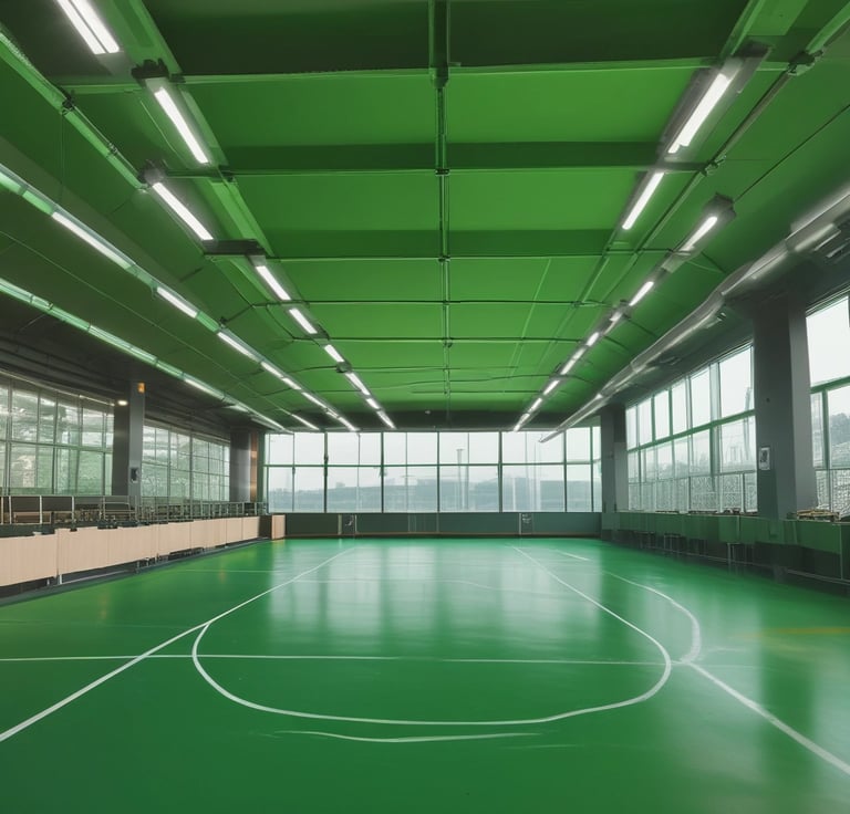 A beautifully arranged corporate event setup with elegant lighting and seating.