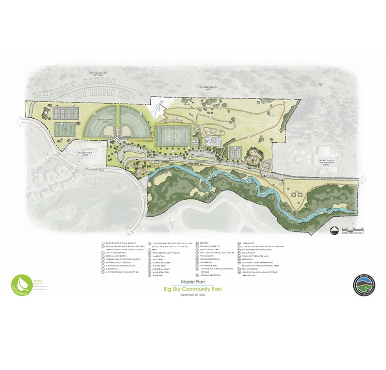 a drawing of a lake with a mountain in the background
