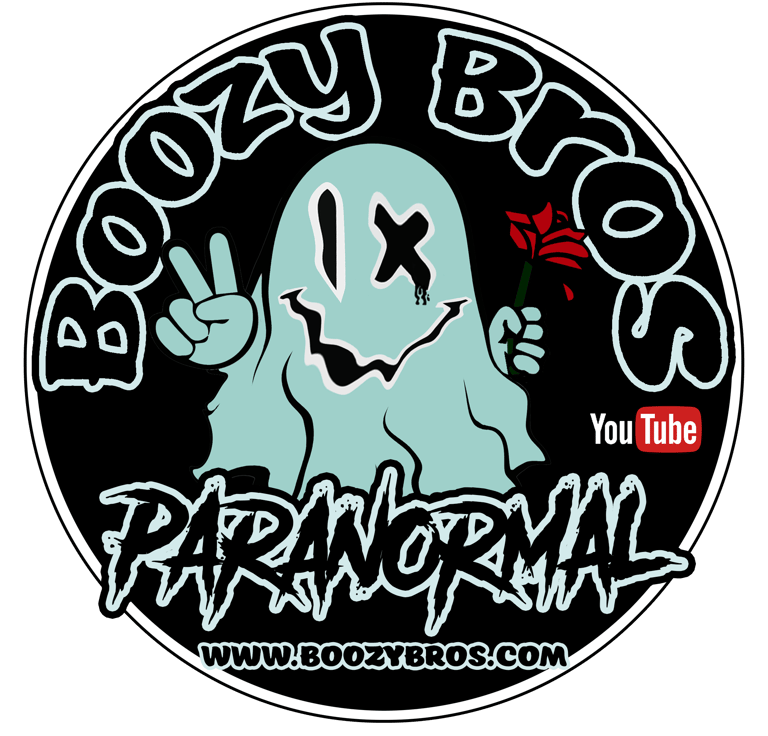Pablo Cordova Created the Boozy Bros Paranormal Investigators logo with the Blue ghost "Spirit"