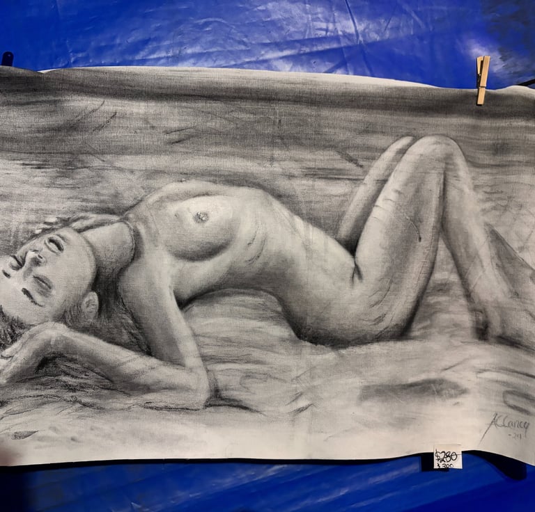 original art by cairns artist adam clancy