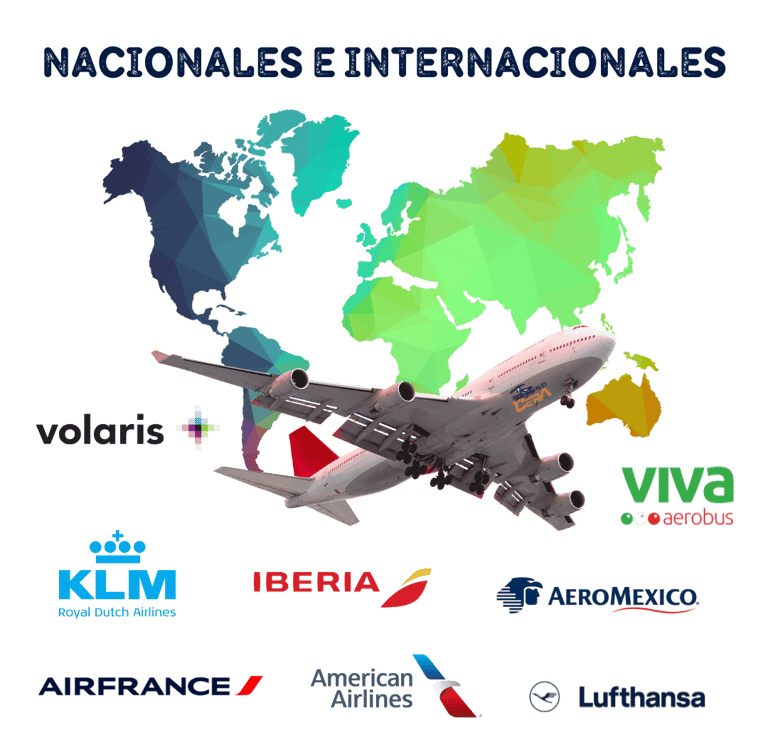 Reserva de vuelos nacionales e internacionales 