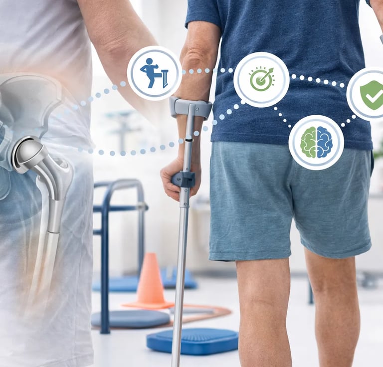 Fisioterapia per recupero dopo protesi d'anca a Terni