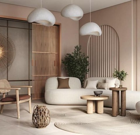 Minimal çizgilere sahip çağdaş mutfak tasarımı ve dekorasyon uygulaması