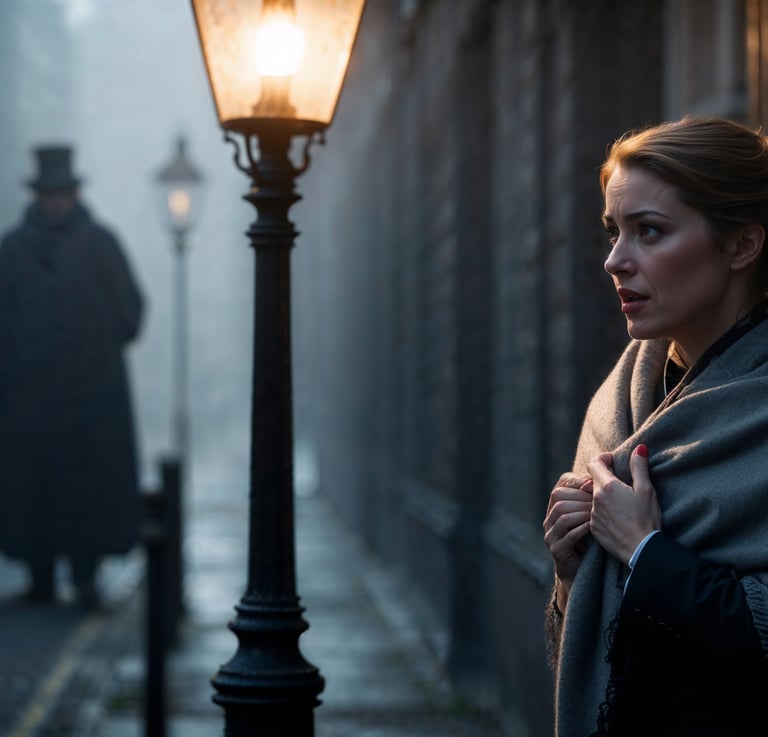 Jack the Ripper stalks his final victim, Mary Jane Kelly