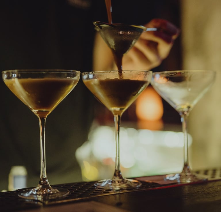 kokteilių degustacija
