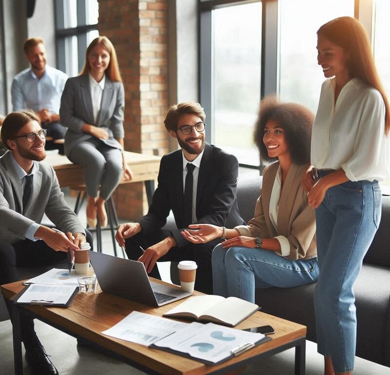 people in a business meeting consultancy