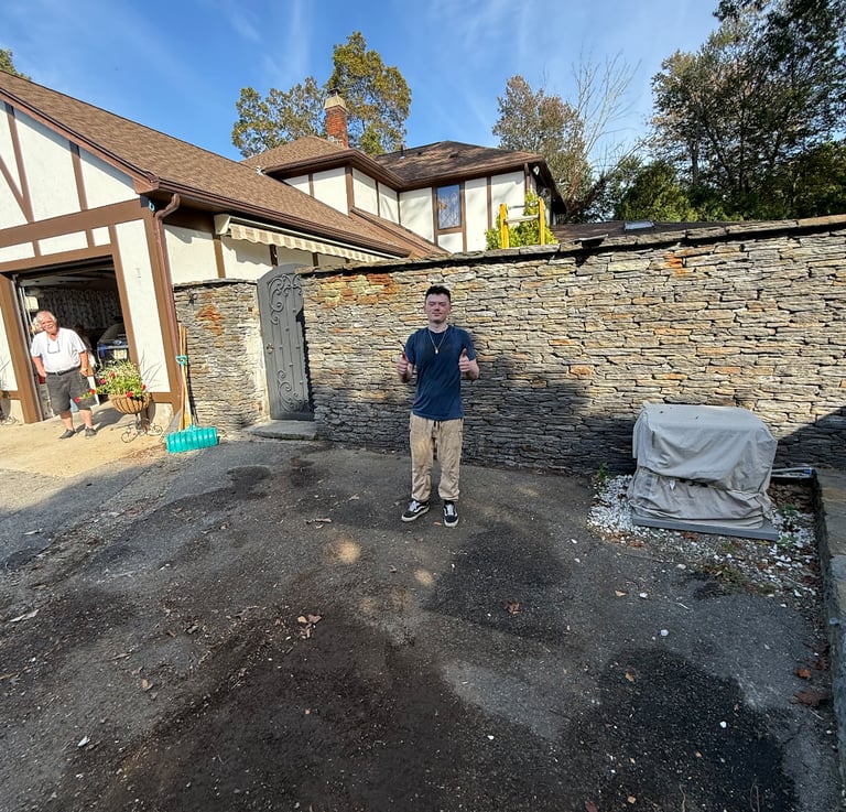 Basement junk removal project in Conway MA