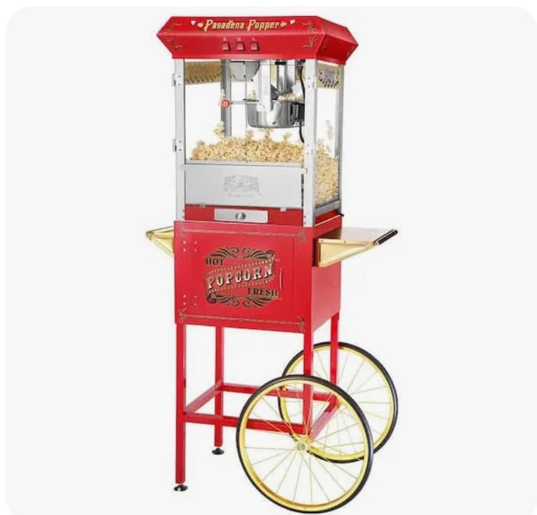 popcorn machine rental