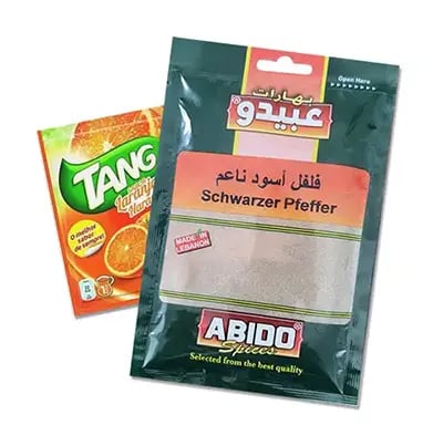 Seasoning and instant powder juice sachets