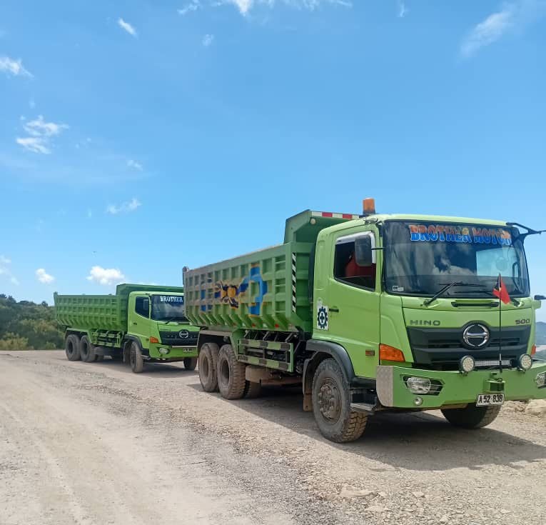 dump truck rental dili timor leste