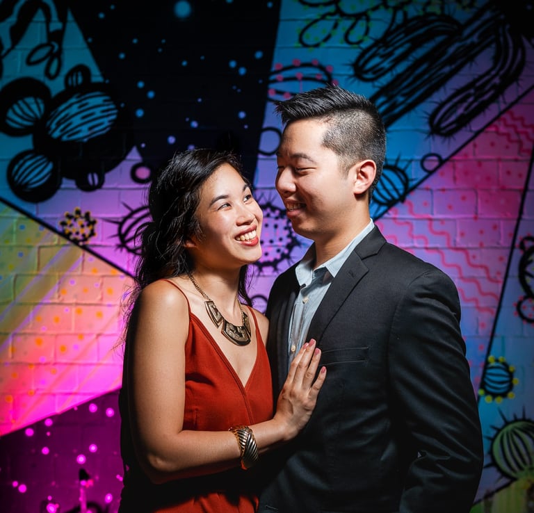 Chinese Engagement Session Austin TX