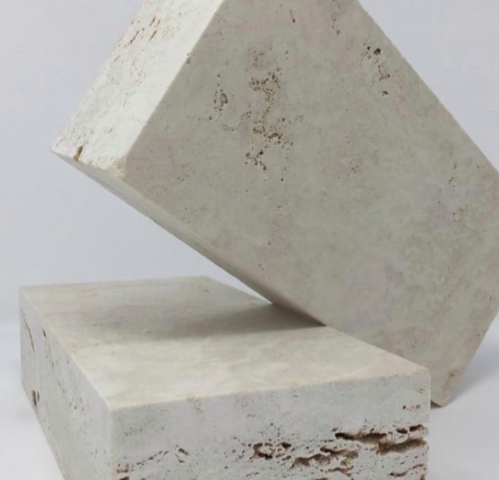 Cegiełka z trawertynu włoskiego kamienia naturalnego cegła kamienna