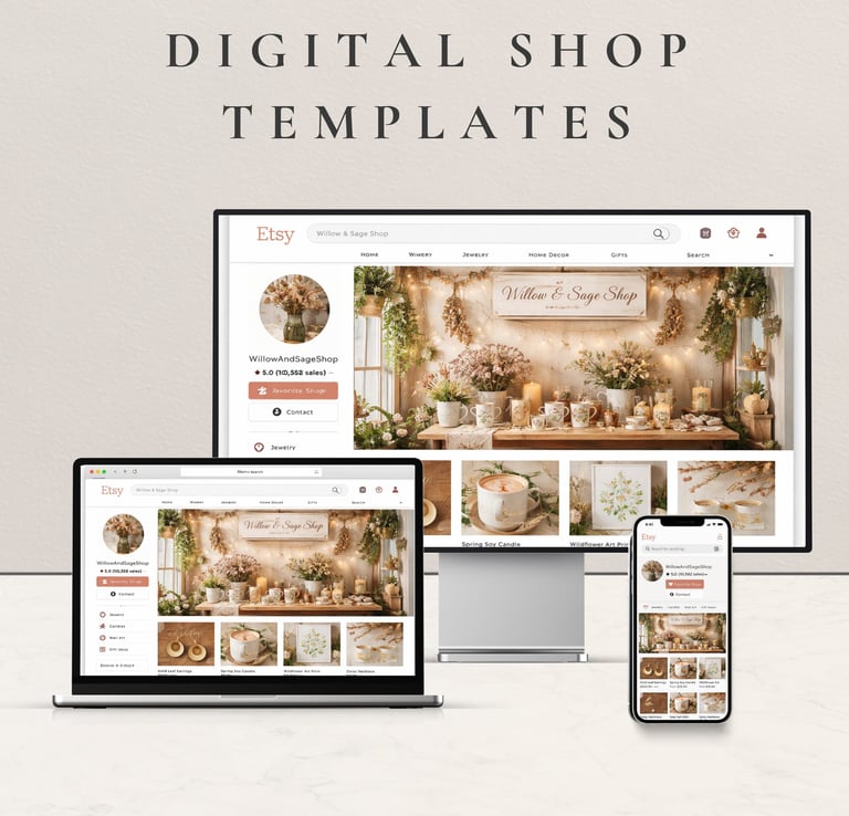 Mom entrepreneur scheduling social media posts from home workspace